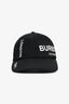 Burberry Black Nylon White Logo Baseball Hat