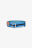 Prada Blue/Orange Leather Chevron Elastic Bracelet
