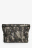 Prada Green Distressed Camouflage Nylon Messenger Bag