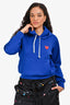 Play Comme des Garcons Blue Heart Logo Hoodie Est. Size S