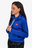 Play Comme des Garcons Blue Heart Logo Hoodie Est. Size S