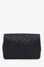 Pre-Loved Chanel™ 1986-88 Black Satin Gripoix Pearl Jewel Evening Bag