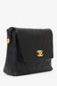Pre-Loved Chanel™ 1994-96 Black Quilted Lambskin Chevron Flap Shoulder Bag