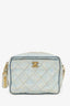 Pre-Loved Chanel™ 1996-97 Blue CC Denim Mini Camera Bag (As Is)