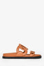 Hermès Brown Leather Extra Sandals Size 35