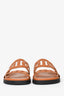 Hermès Brown Leather Extra Sandals Size 35