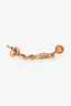 Christian Dior Antique Gold Tone Gem Studded J'Adior Ear Cuff