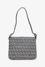 Fendi Navy/Grey Canvas FF Zucca Mamma Baguette Shoulder Bag