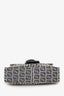Fendi Navy/Grey Canvas FF Zucca Mamma Baguette Shoulder Bag