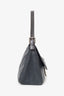Fendi Black Leather Large Baguette Shoulder Bag