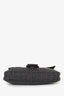 Fendi Black FF Zucca Monogram Baguette Shoulder Bag