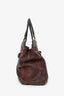 Miu Miu Burgundy Leather Top Handle Bag