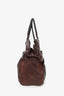 Miu Miu Burgundy Leather Top Handle Bag