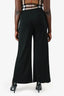 Jean Muir Black Sheer Pant Size 16 UK