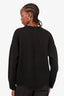 Ami Black Wool Heart Logo Sweater Size S (As Is)