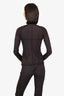 Christian Dior Black Oblique Zip-up Top with Leggings Size S