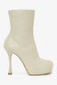 Magda Butrym Cream Leather Boots Size 39