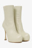 Magda Butrym Cream Leather Boots Size 39