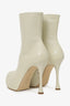 Magda Butrym Cream Leather Boots Size 39