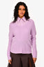 Maje Purple V-Neck Long Sleeve Sweater Size 1