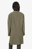 Brunello Cucinelli Green Cashmere Coat Size 52 Mens
