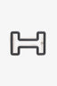 Hermés Dark Grey Metal 'Tonight' Belt Buckle