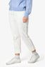 Prada White Denim Tapered Jeans Size 26