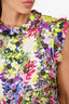 Erdem Neon Floral Silk Top Size 8