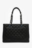 Pre-Loved Chanel™ 2012-13 Black Caviar Grand Shopping Tote