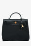 Hermès 2022 Black Toile Canvas/Leather Herbag 31