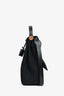 Hermès 2022 Black Toile Canvas/Leather Herbag 31