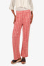 Bonner Red/White Patterned Pants Est. Size S