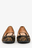 Fendi Brown Zucca Printed Canvas Wedges Size 37