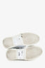 Roger Vivier White Leather Buckle Sneakers Size 35