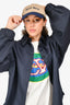 Miu Miu Tan/Navy Cotton 'Drill' Baseball Hat Size M