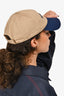 Miu Miu Tan/Navy Cotton 'Drill' Baseball Hat Size M