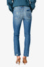 Mother Blue Denim 'The Flirt' Straight Leg Jeans Size 25
