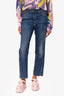 Rag & Bone Indigo Wash Denim Straight Leg 'Nina High Rise' Jeans Size 28