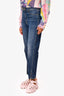 Rag & Bone Indigo Wash Denim Straight Leg 'Nina High Rise' Jeans Size 28