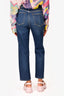 Rag & Bone Indigo Wash Denim Straight Leg 'Nina High Rise' Jeans Size 28