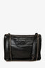 Saint Laurent Black Crinkle Leather Niki Shoulder Bag