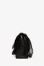 Saint Laurent Black Crinkle Leather Niki Shoulder Bag
