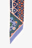 Hermes Multicolour Horse Print Silk Twilly