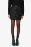 Balenciaga Black Lace Mini Skirt Size 36