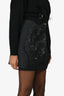 Balenciaga Black Lace Mini Skirt Size 36