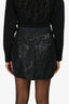 Balenciaga Black Lace Mini Skirt Size 36