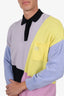 Loewe Blue/Yellow Colour Block Wool Oversized Polo Sweater Size XS Mens