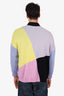 Loewe Blue/Yellow Colour Block Wool Oversized Polo Sweater Size XS Mens