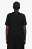 Versace Black Silk Beaded Detailed T-Shirt Size M Mens