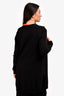 Eileen Fisher Black Linen/Cotton Long Cardigan Size XXS